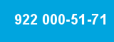 922 000-51-71